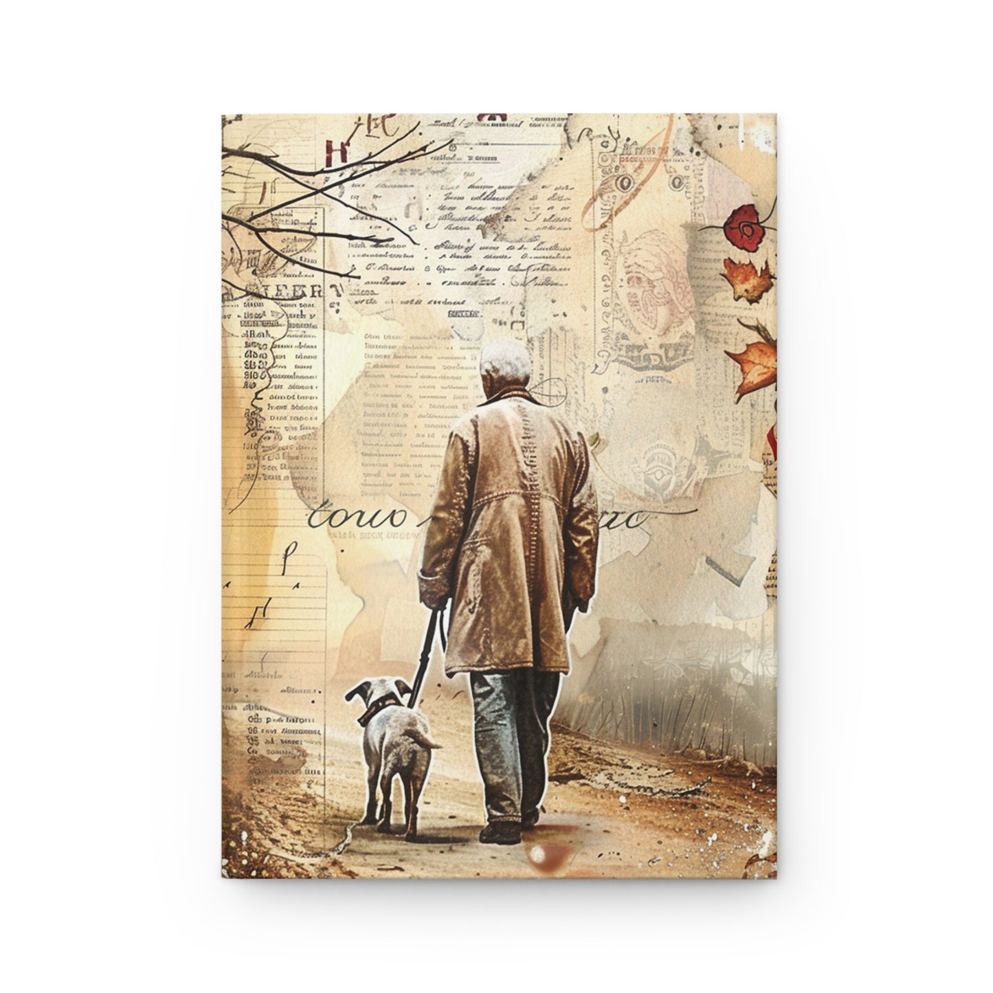 Hardcover Journal Notebook - Man's Best Friend