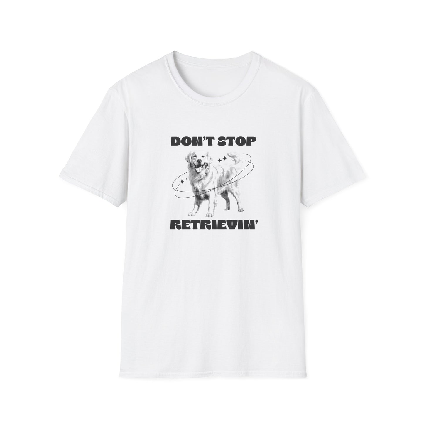 Dog Lover's Softstyle T-Shirt - Don't Stop Retrievin'