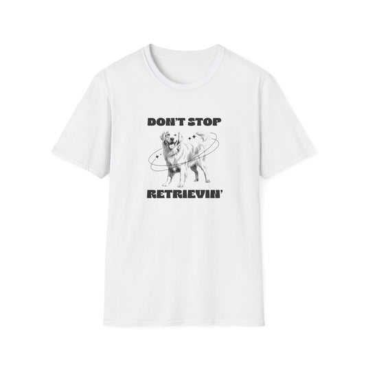 Dog Lover's Softstyle T-Shirt - Don't Stop Retrievin'