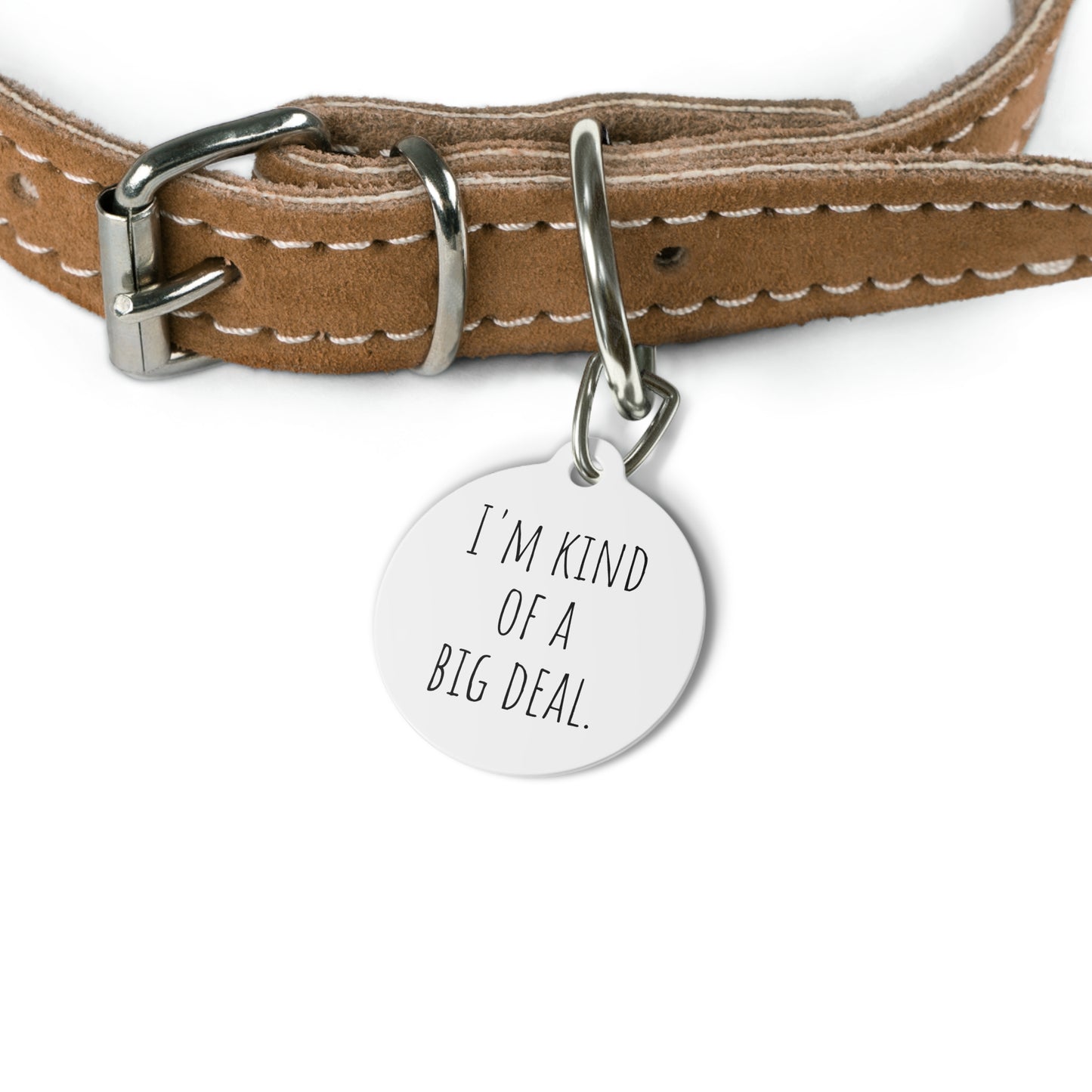 Funny Dog Tag "I'm kind of a big deal." (1 inch)