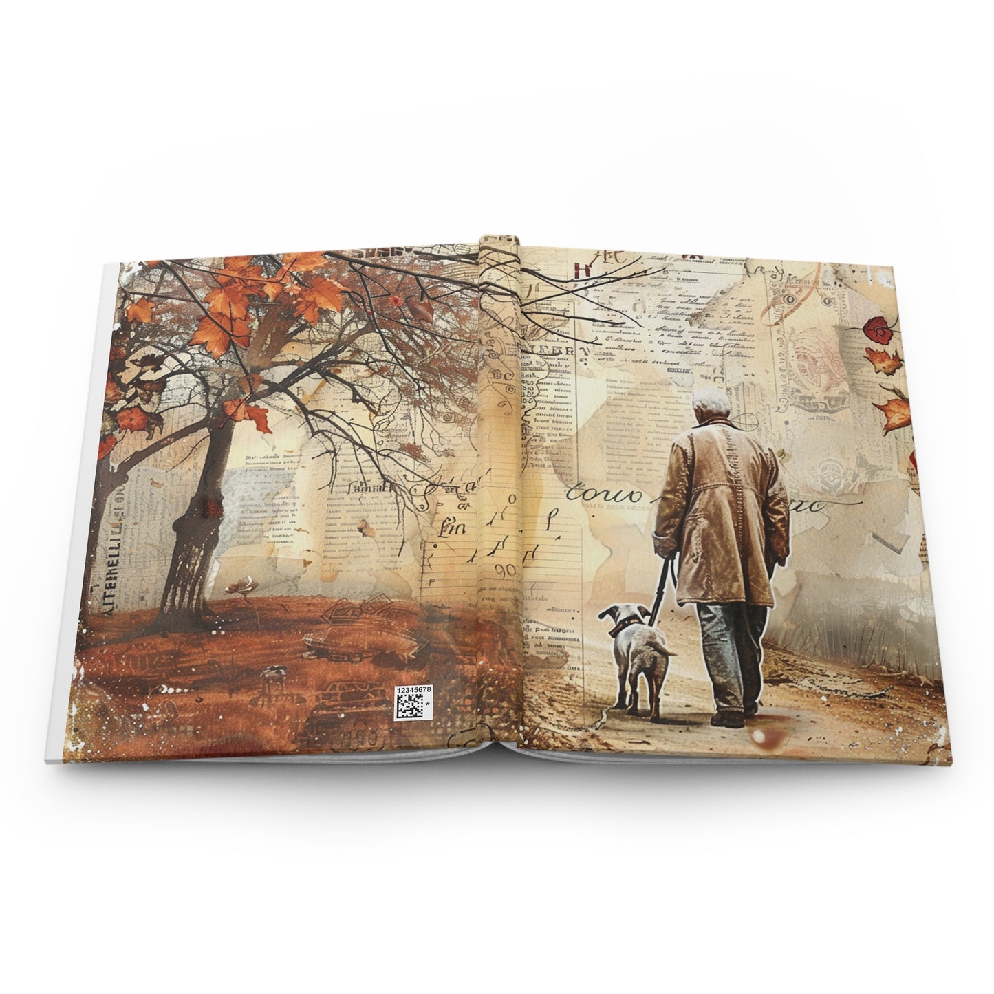 Hardcover Journal Notebook - Man's Best Friend