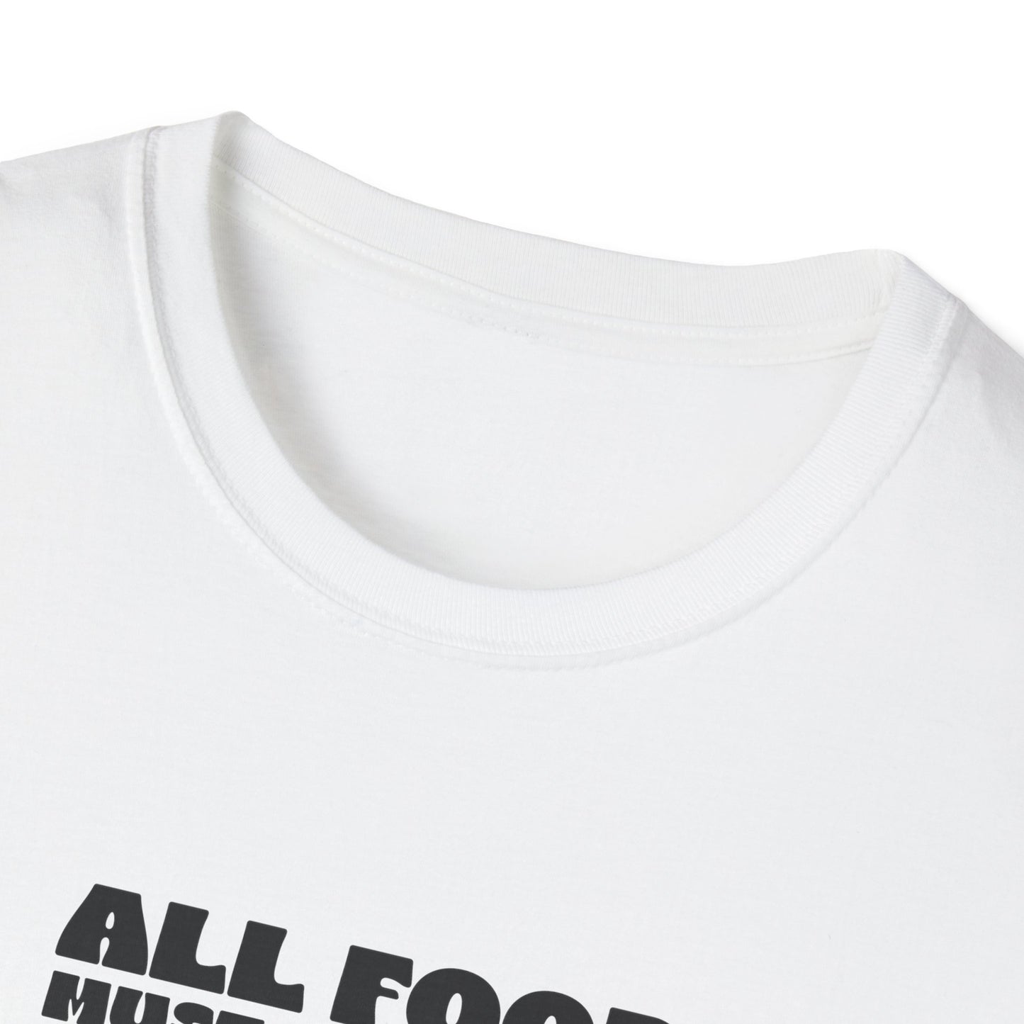 Dog Lover's Softstyle T-Shirt - All Food Must Go To The Lab For Testing