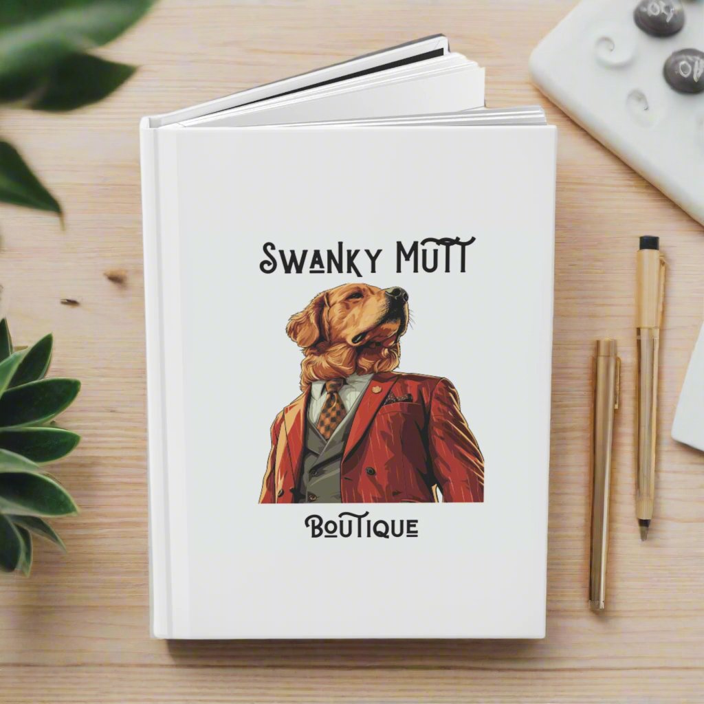 Swanky Mutt Boutique Logo Hardcover Journal