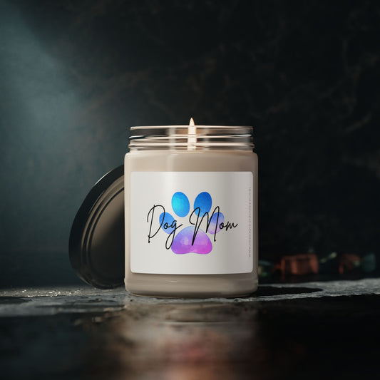 Scented Soy Candle, 9oz "Dog Mom"