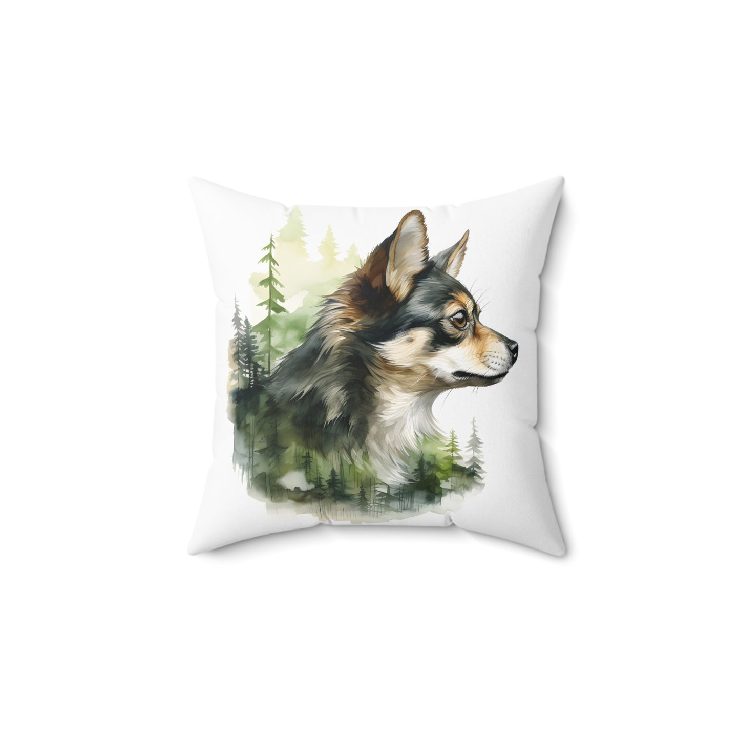 Watercolor Chihuahua Accent Pillow