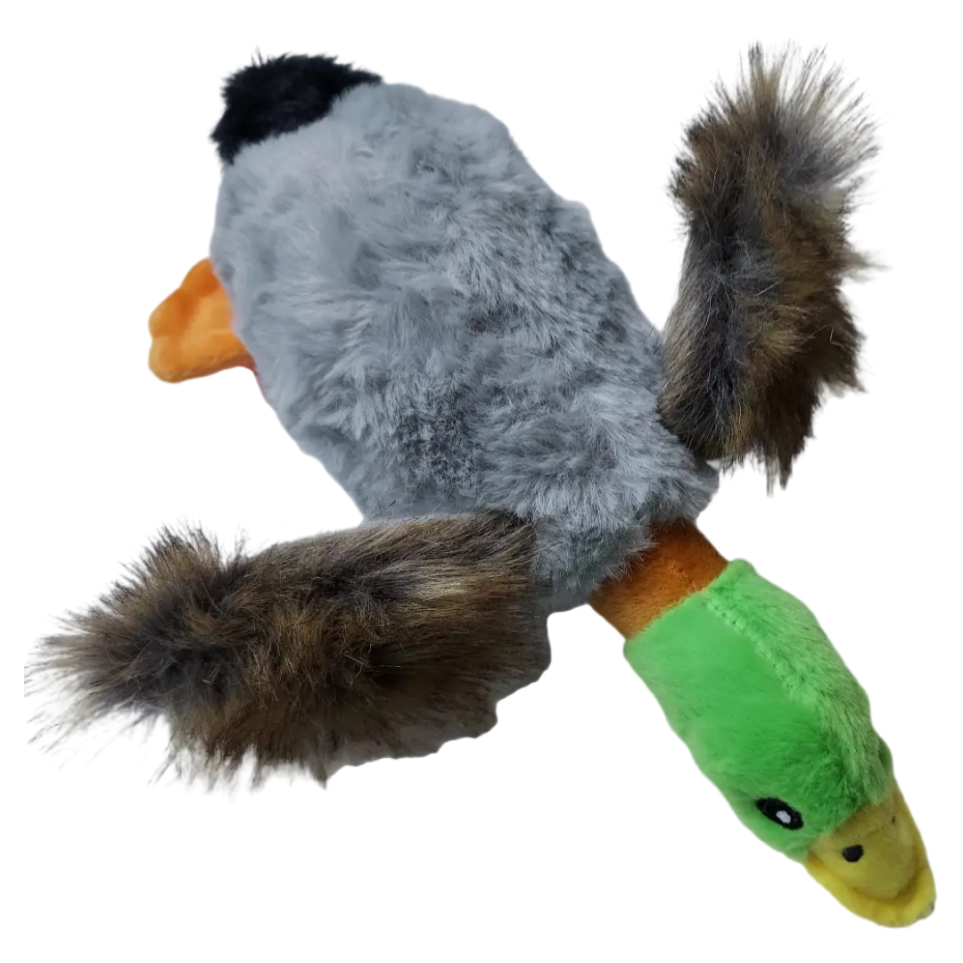 Mallard Duck Plush Dog Toy with Squeaker