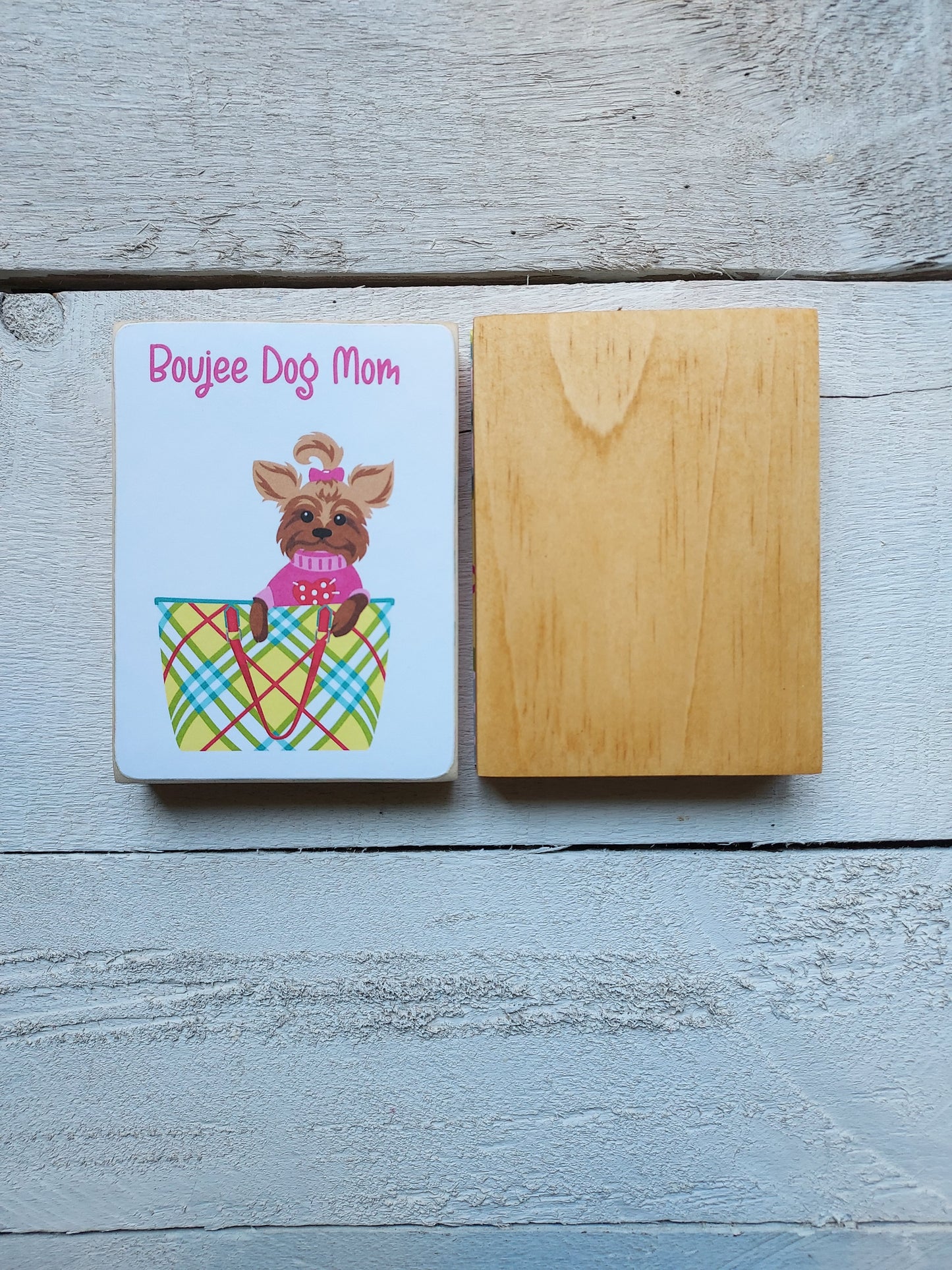 Mini Dog Sign - Boujee Dog Mom