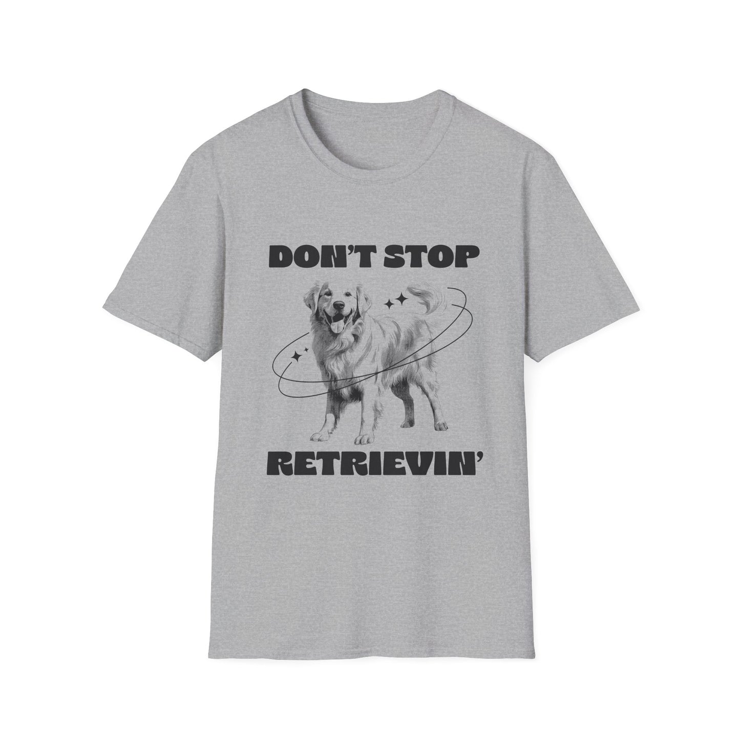 Dog Lover's Softstyle T-Shirt - Don't Stop Retrievin'