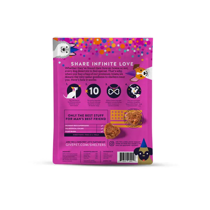 GivePet Gotcha Day Dog Treats 6 oz.