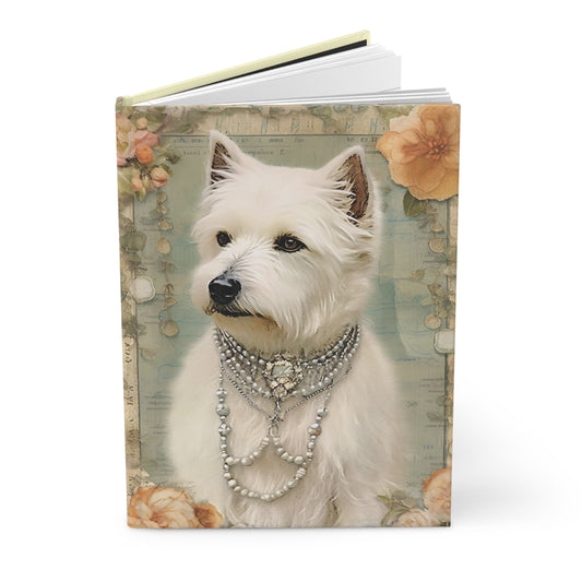 Hardcover Journal Notebook - Swanky Mutts in Jewels