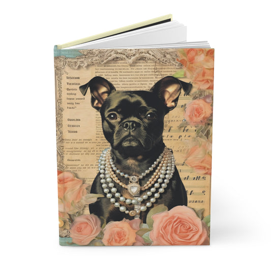 Hardcover Journal Notebook - Swanky Mutts in Jewels