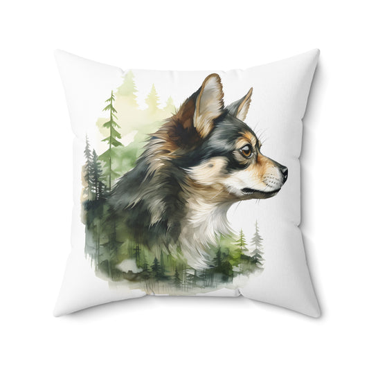 Watercolor Chihuahua Accent Pillow