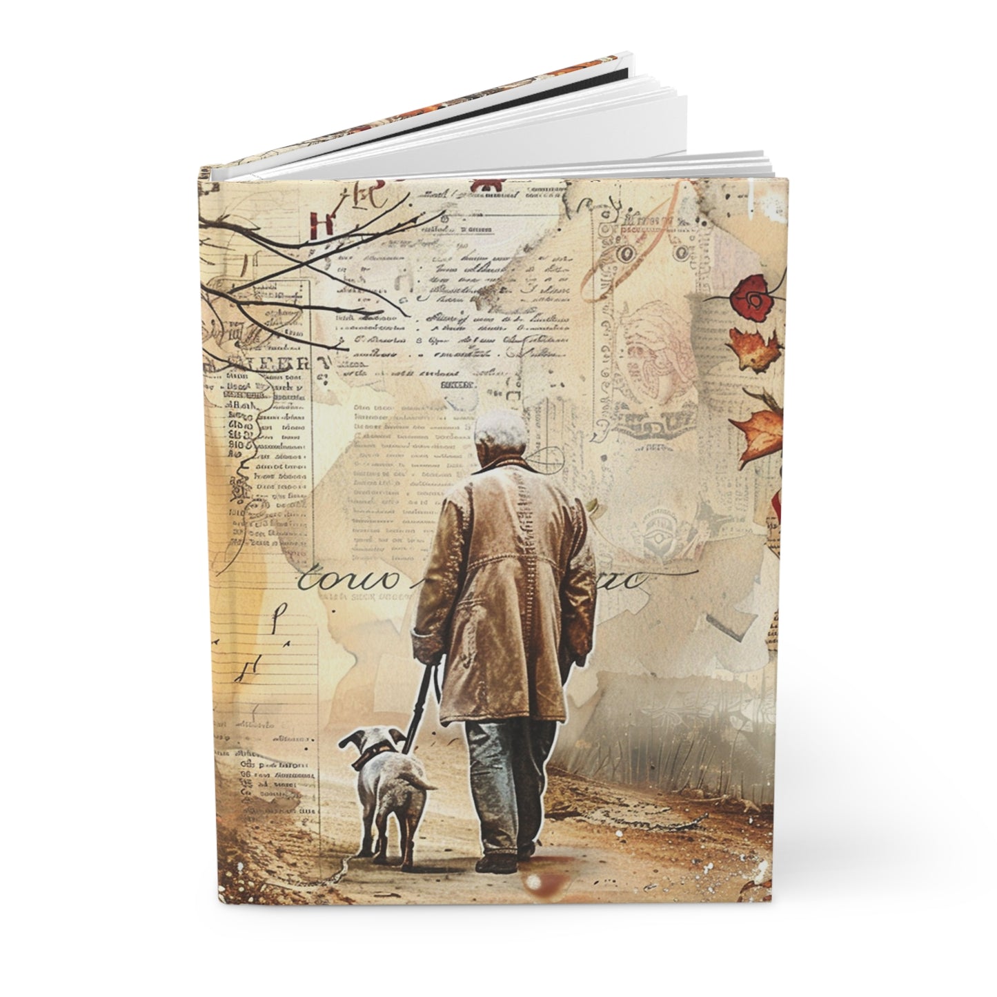 Hardcover Journal Notebook - Man's Best Friend