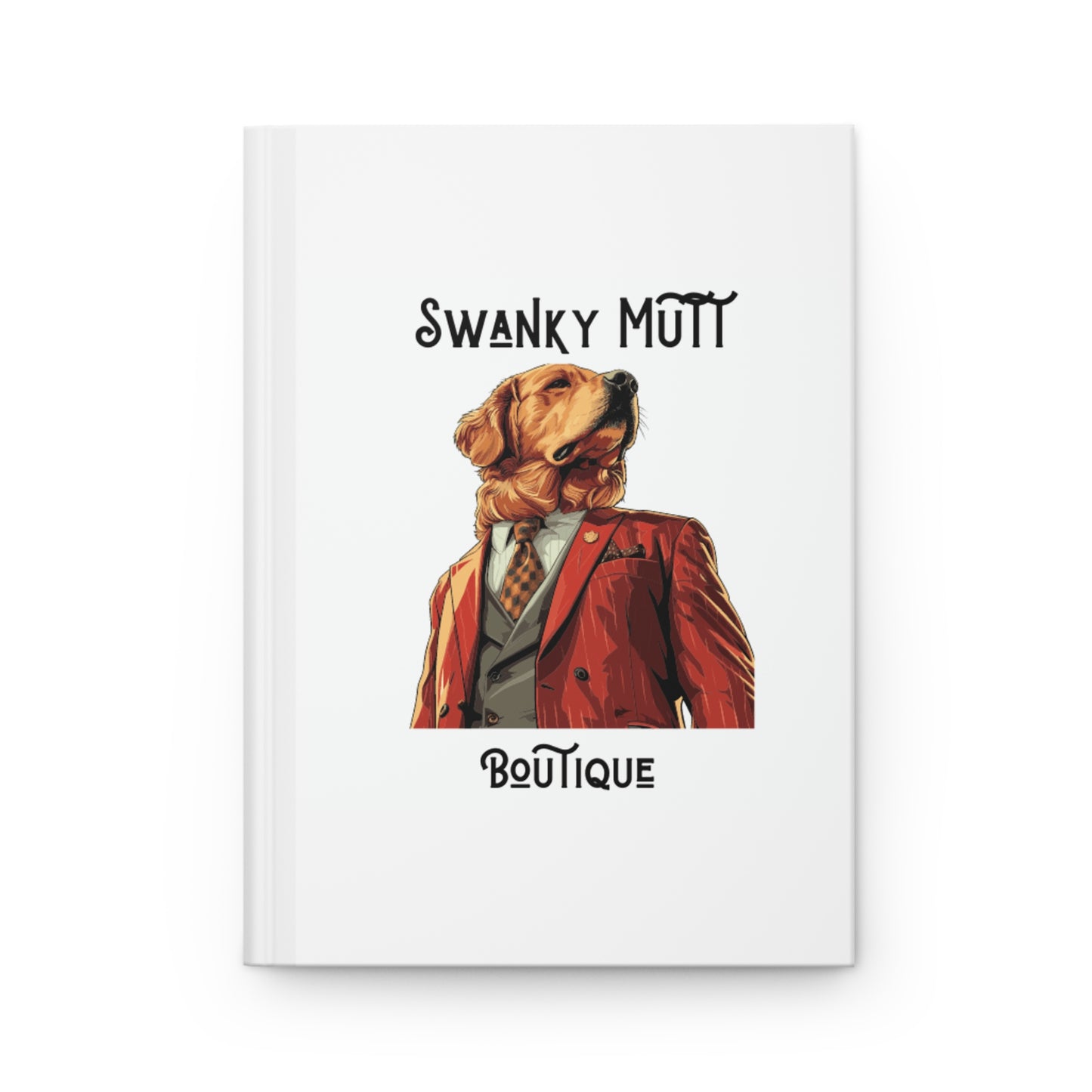 Hardcover Journal - Swanky Mutt Boutique Logo